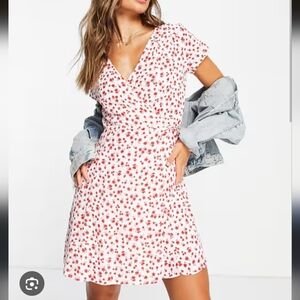 & Other Stories Mini Wrap Dress